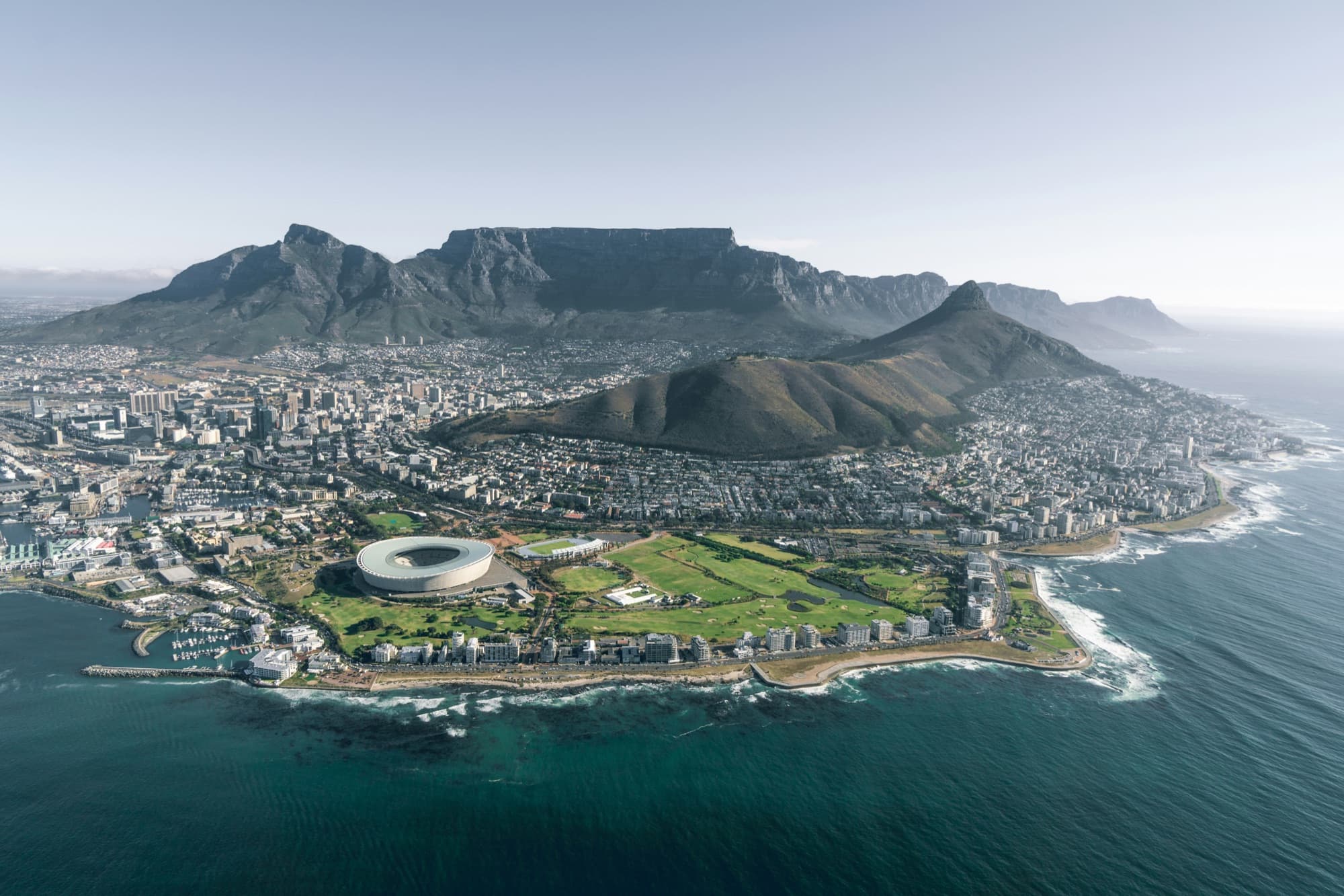 Cape Town, South Africa coastline